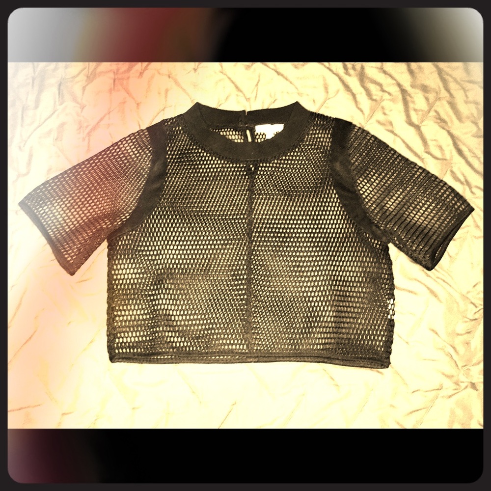90s Mesh Crop Top